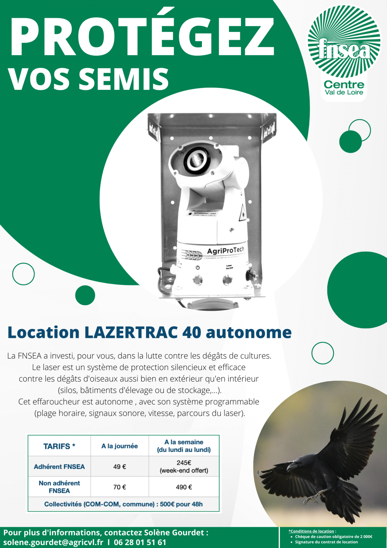 Affiche lazertrac 40